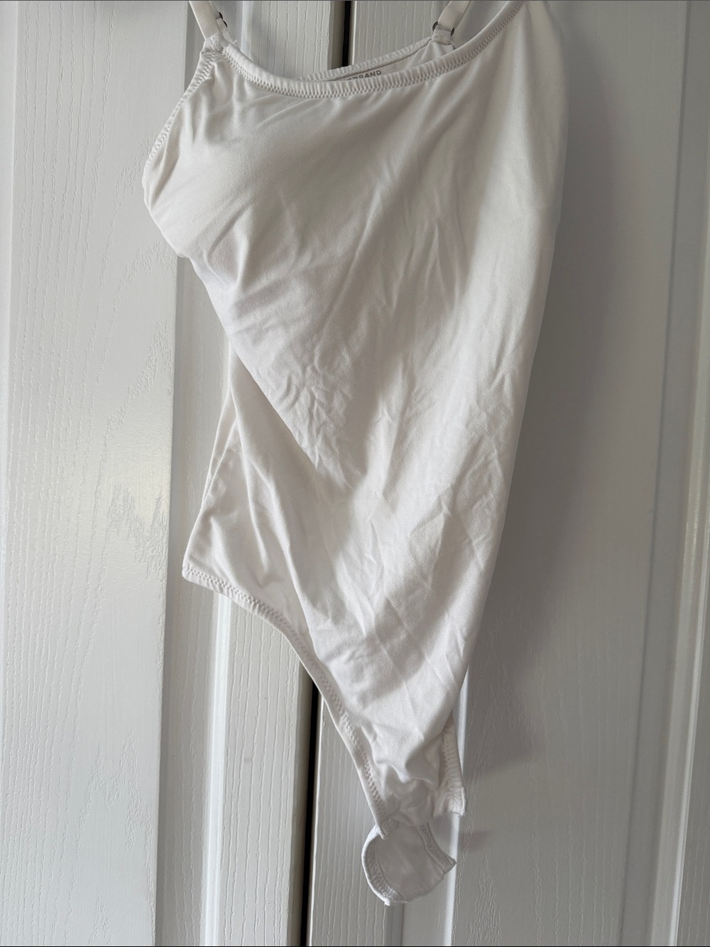 Lucky Brand White Strap Bodysuit